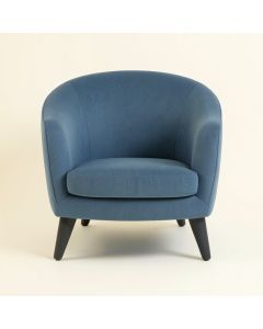 Aspen Falls Upholstered Armchair - Blue (synthetic illustration; no displayed measurements)