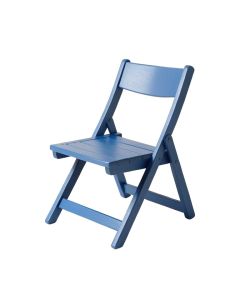 Ash Branch Folding Outdoor Chair - Blue
