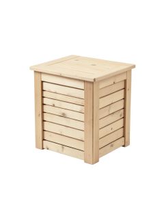 Ridge Bridge Closed Garden Compost Bin - Beige (synthetic illustration; no displayed measurements)