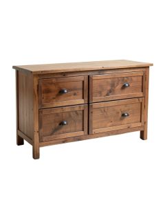 Minersville 66 '' Wide 4 Drawer Rubberwood Wood Buffet Table