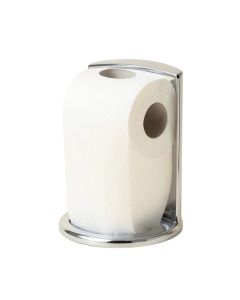 Bathroom Free Standing Toilet Paper Holder With Reserve Function (synthetic illustration; no displayed measurements)