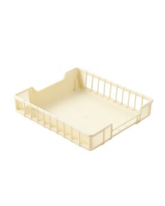 Olive Crest Empty Under-Desk Cable Tray - Ivory