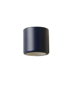 Harbor Crest Wall Sconce Mounted On A Plain Wall - Navy