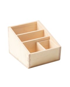 Maple Arc Empty Coffee-Station Organizer - Ivory