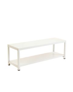 Sage Branch Narrow Outdoor Storage Bench - White (synthetic illustration; no displayed measurements)
