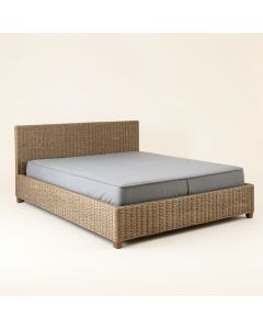 Driftwood Woven Standard Bed (synthetic illustration; no displayed measurements)