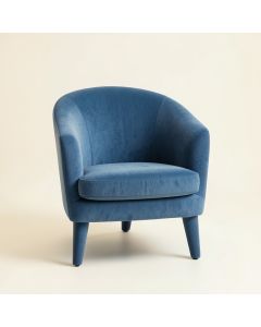 Fern Canyon Upholstered Armchair - Blue (synthetic illustration; no displayed measurements)