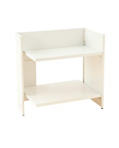 Meadow Bend Empty Mug-Storage Cabinet Insert - White (synthetic illustration; no displayed measurements)