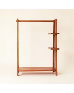 Field Brook Empty Garment Rack - Terracotta (synthetic illustration; no displayed measurements)