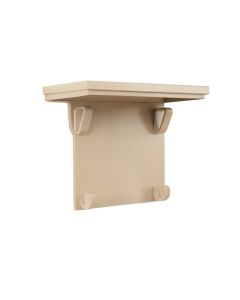 Harbor Crossing Wall-Mounted Entryway Organizer Shelf - Beige (synthetic illustration; no displayed measurements)