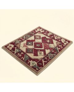 Edinburg Geometric Hand-Tufted Wool Plum Area Rug (synthetic illustration; no displayed measurements)