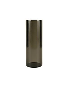 Clay Bluff Empty Decorative Vase - Black (synthetic illustration; no displayed measurements)