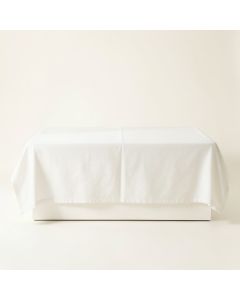 Sage Arc Flat Bed Sheet - White (synthetic illustration; no displayed measurements)