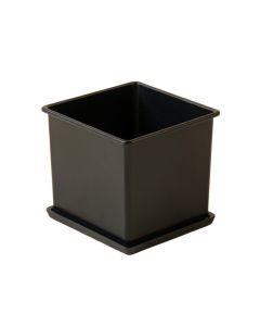 Sage Branch Empty Planter - Black