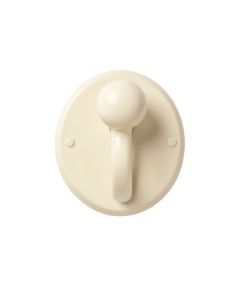 Willow Bend Wall-Mounted Robe Hook - Ivory