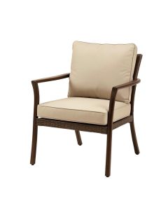 Rockport Patio Dining Chair With Cushion (synthetic illustration; no displayed measurements)
