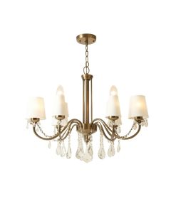 Meinhardt 5-Light Shaded Empire Chandelier (synthetic illustration; no displayed measurements)
