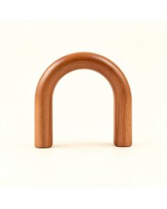 Birch Arc Cabinet Handle Without Packaging (synthetic illustration; no displayed measurements)