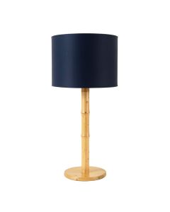 Dawn Canyon Floor Lamp With A Plain Fabric Shade - Navy (synthetic illustration; no displayed measurements)