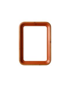 Holly Bridge Framed Wall Mirror - Terracotta