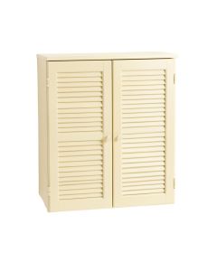 Lake Bridge Wall-Mounted Laundry Cabinet - Cream (synthetic illustration; no displayed measurements)