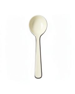 Ridge Bridge Cooking Spoon - Ivory (synthetic illustration; no displayed measurements)