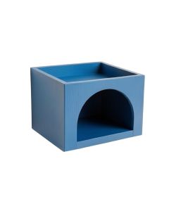 Meadow Edge Wall-Mounted Cat Perch - Blue (synthetic illustration; no displayed measurements)