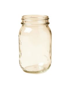 Burnet Happy Camper 16 Oz . Glass Mason Jar