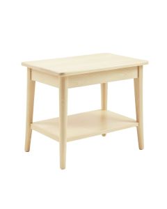 Clay Dell Side Table - Ivory (synthetic illustration; no displayed measurements)