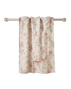 Madison Floral Room Darkening Rod Pocket Single Curtain Panel