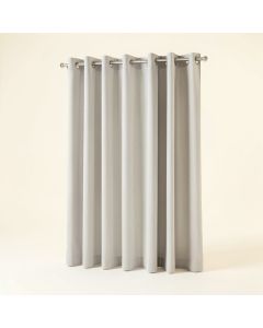 Bertrand Solid Semi-Sheer Grommet Curtain Panels (synthetic illustration; no displayed measurements)