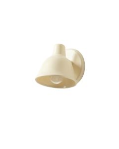 Briar Bluff Wall Sconce Mounted On A Plain Wall - Ivory