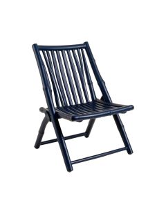 Cedar Bridge Folding Outdoor Chair - Navy