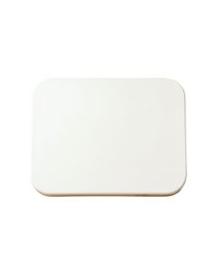 Reed Arc Cutting Board - White (synthetic illustration; no displayed measurements)