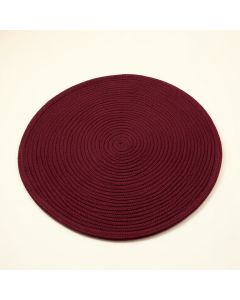 Aradia Braided Cotton Burgundy Area Rug (synthetic illustration; no displayed measurements)
