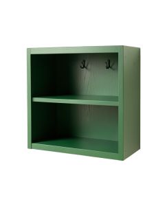 Juniper Bend Empty Mug-Storage Cabinet Insert - Green (synthetic illustration; no displayed measurements)