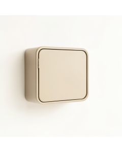 Dawn Canyon Wall-Mounted Entry Cabinet - Beige (synthetic illustration; no displayed measurements)