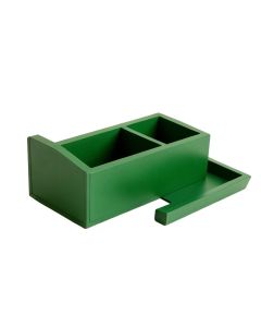 Juniper Bend Empty Coffee-Station Organizer - Green (synthetic illustration; no displayed measurements)