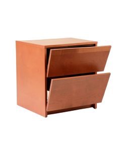 Reed Branch Freestanding Pull-Out Hamper Cabinet - Terracotta (synthetic illustration; no displayed measurements)