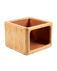 Briar Branch Empty Furniture-Style Litter Enclosure - Terracotta