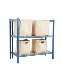Bay Dell Laundry Sorting Station With Plain Removable Bags - Blue (synthetic illustration; no displayed measurements)