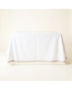 Heath Falls Flat Bed Sheet - White (synthetic illustration; no displayed measurements)