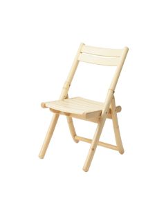 Hill Brook Folding Outdoor Chair - Cream (synthetic illustration; no displayed measurements)