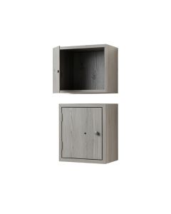Dune Dale Wall-Mounted Entry Cabinet - Gray (synthetic illustration; no displayed measurements)