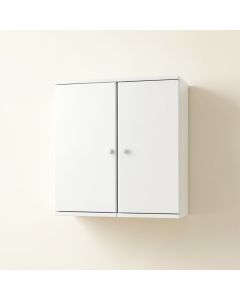 Stone Bluff Wall-Mounted Laundry Cabinet - White (synthetic illustration; no displayed measurements)