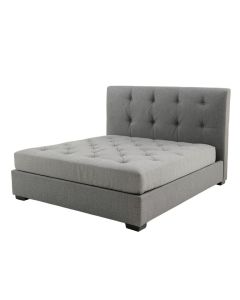Delephine Upholstered Tufted Upholstered Low Profile Platform Bed