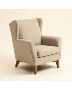 Ruthanne 31 '' Wide Polyester Wingback Chair (synthetic illustration; no displayed measurements)