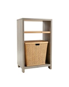 Clay Brook Freestanding Pull-Out Hamper Cabinet - Gray (synthetic illustration; no displayed measurements)