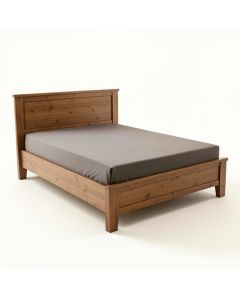 Twin Solid Wood Platform Standard Bed (synthetic illustration; no displayed measurements)