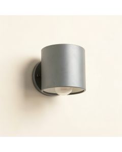 Briar Bend Wall Sconce Mounted On A Plain Wall - Gray (synthetic illustration; no displayed measurements)